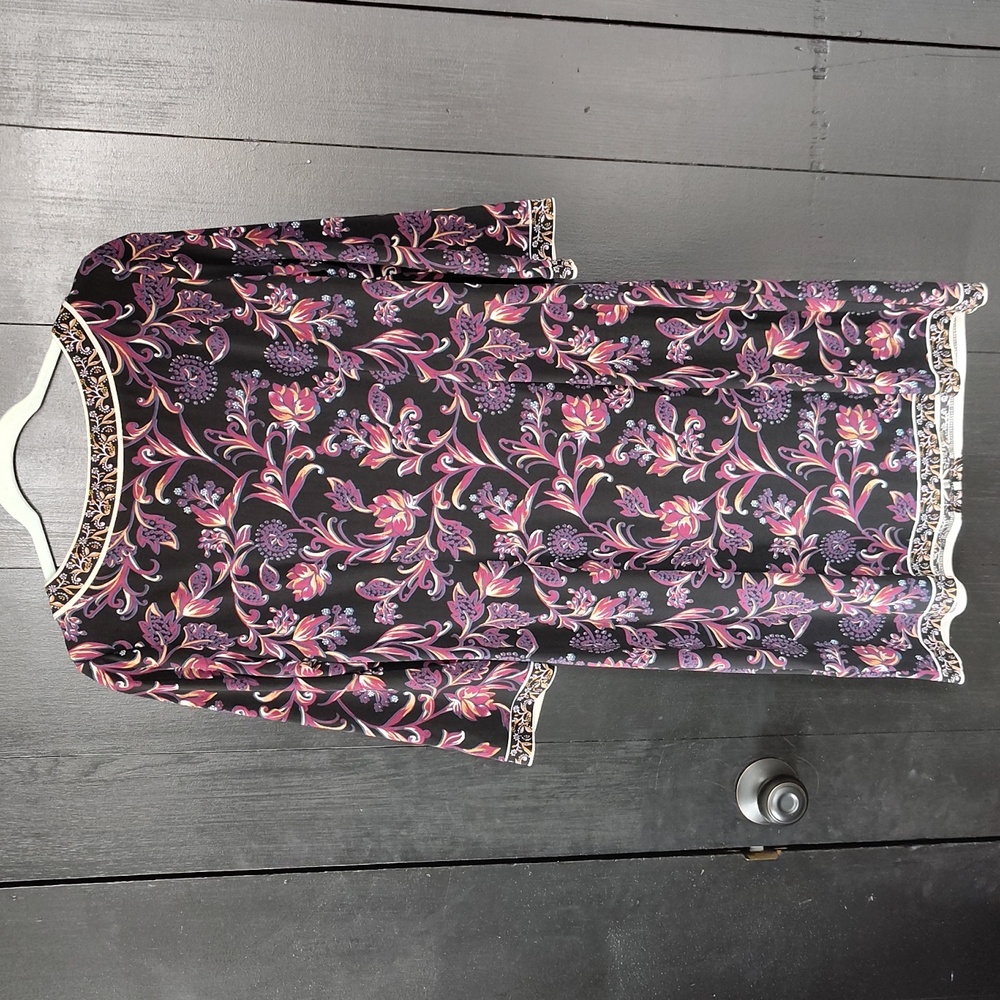 💖 Maggy London Floral Boho Shift Dress. Size 8. Like New! - Picture 4 of 14